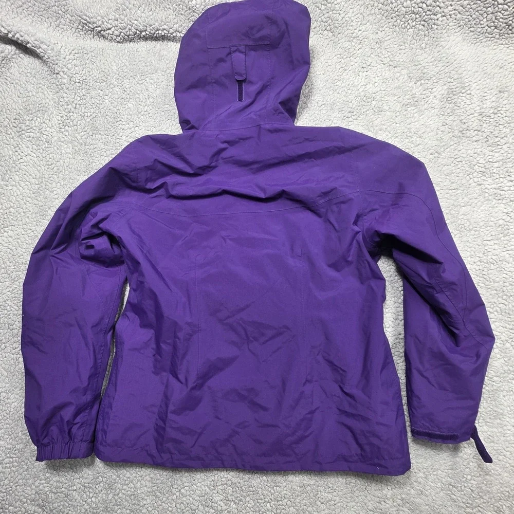 Women Marmot Lightweight Windbreaker Full‎ Zip Jacket Eize Large Purple Coat - Picture 11 of 11